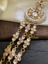 Precious Jadau Kundan Bridal Sheeshphool-3 layered-J306